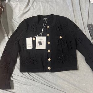 New with tags Black Chanel Cardigan size small